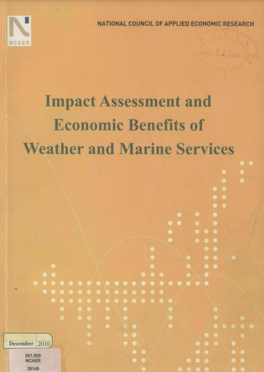 Impact Assessment and Economic Benefits of Weather and Marine Services