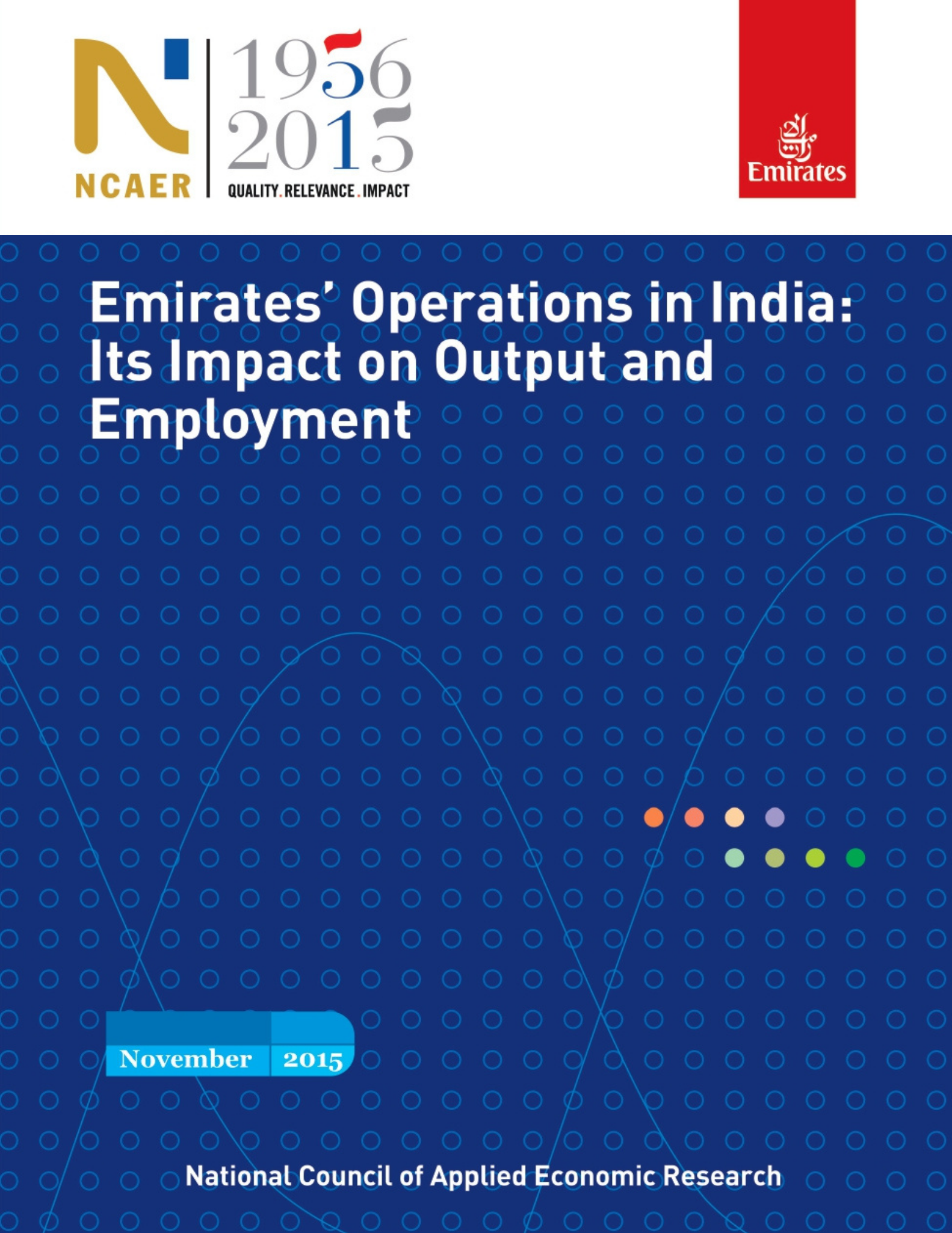 Emirates Operations in India: Its Impact on Output and Employment