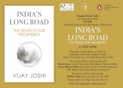 Launch of Vijay Joshi’s book, ‘India’s Long Road: The Search for Prosperity’