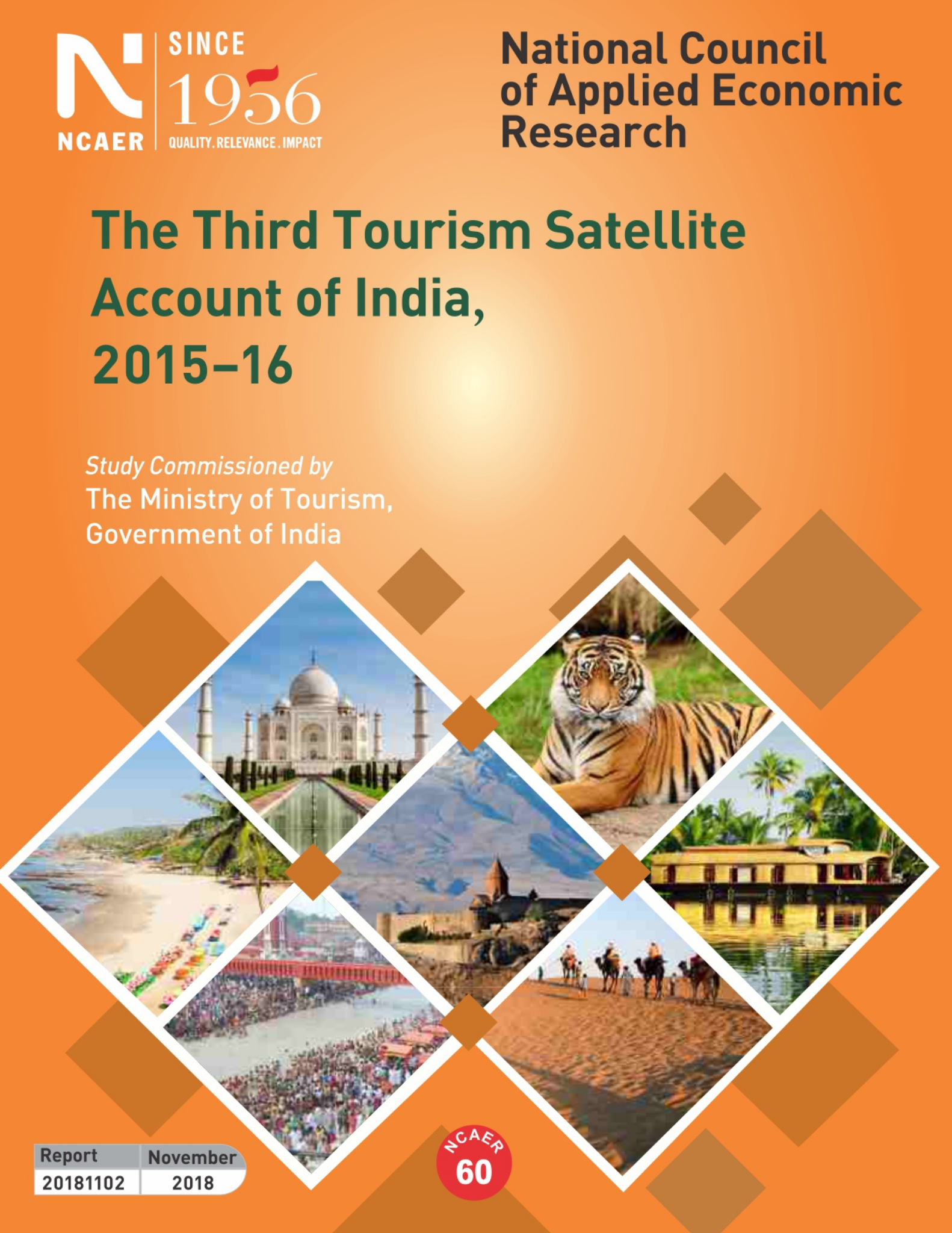 The Third Tourism Satellite Accounts of India, 2015-16