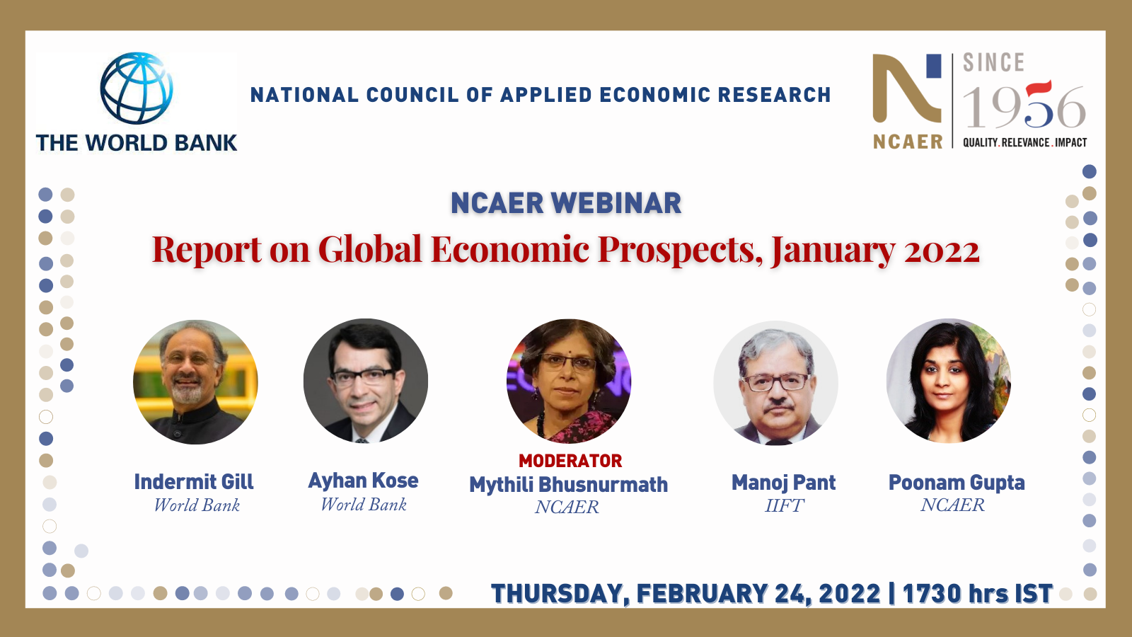 Report on Global Economic Prospects, January 2022