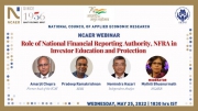 Role of National Financial Reporting Authority, NFRA in Investor Education and Protection