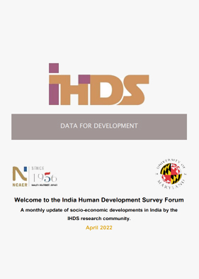 India Human Development Survey Forum, April 2022