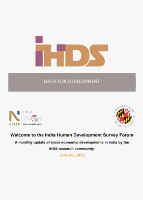 India Human Development Survey Forum, January 2022