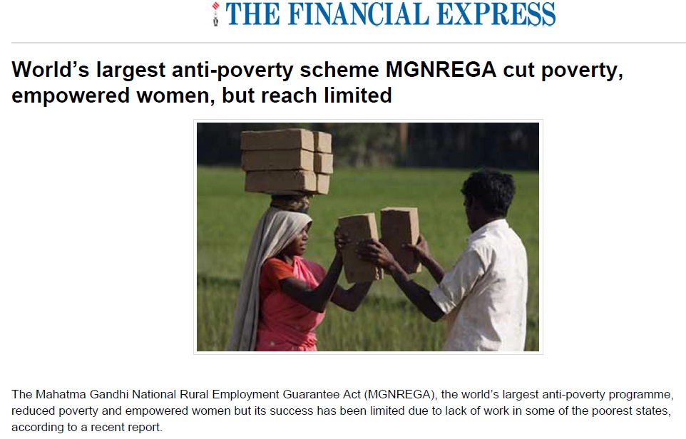 World’s largest anti-poverty scheme MGNREGA cut poverty, empowered women, but reach limited