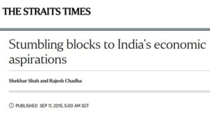 Stumbling blocks to India’s economic aspirations