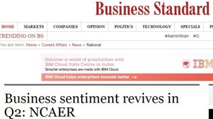 Business sentiment revives in Q2: NCAER