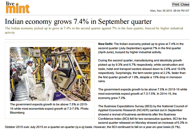 GDP accelerates in September quarter, stirs hopes