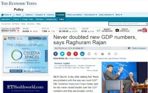 Never doubted new GDP numbers, says Raghuram Rajan