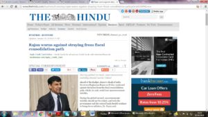 Rajan warns against straying from fiscal consolidation path
