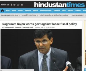 Raghuram Rajan warns govt against loose fiscal policy