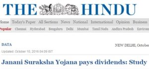Janani Suraksha Yojana pays dividends: Study