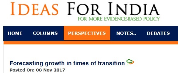 Forecasting growth in times of transition