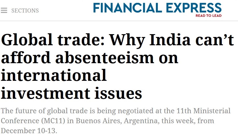 Global trade: Why India can’t afford absenteeism on international investment issues