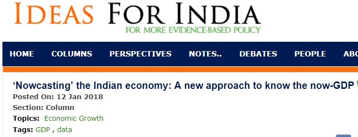 ‘Nowcasting’ the Indian economy: A new approach to know the now-GDP