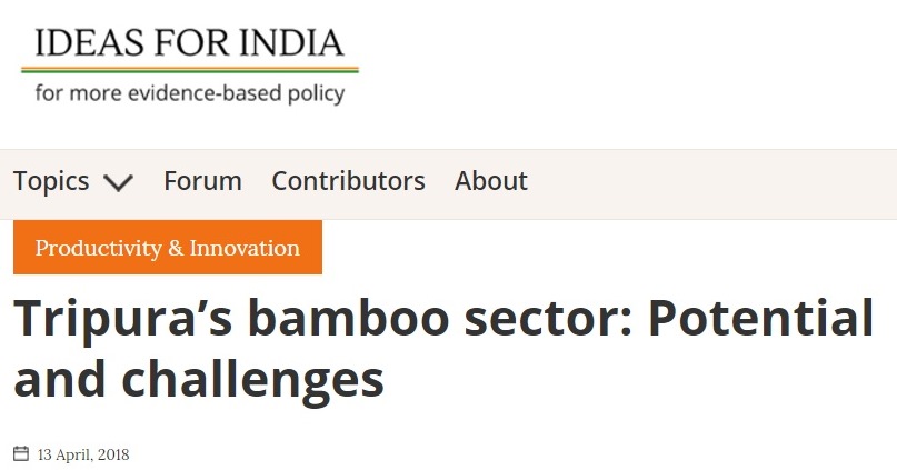Tripura’s bamboo sector: Potential and challenges