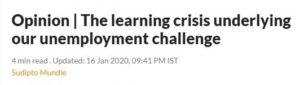 The learning crisis underlying our unemployment challenge