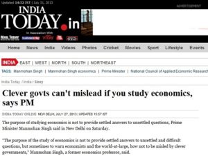Clever governments can’t mislead if you study economics, says PM