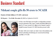 Nilekani couple gifts Rs 50 crore to NCAER