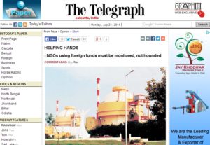 HELPING HANDS  – NGOs using foreign funds must be monitored, not hounded