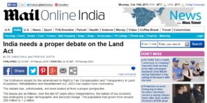India needs a proper debate on the Land Act
