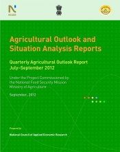 Agricultural Outlook and Situation Analysis Reports: Quarterly Agricultural Outlook Report July-September 2012