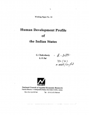 Human Development Profile of the Indian States