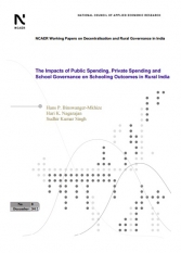 The Impacts of Public Spending, Private Spending and School Governance on Schooling Outcomes in Rural India