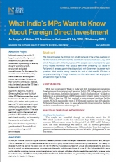What India’s MPs Want to Know About Foreign Direct Investment