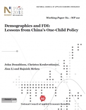 Demographics and FDI:  Lessons from China’s One-Child Policy
