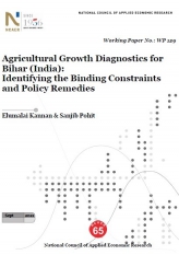 Agricultural Growth Diagnostics for Bihar (India): Identifying the Binding Constraints and Policy Remedies
