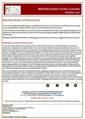 Monthly Review of the Economy – October 2021