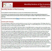 Monthly Review of the Economy – February 2022