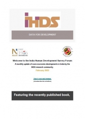India Human Development Survey Forum, February 2022