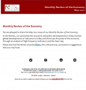 Monthly Review of the Economy – May 2022