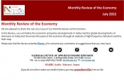 Monthly Review of the Economy – July 2022