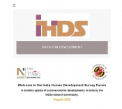 India Human Development Survey Forum, August 2022