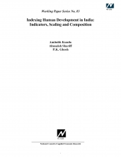 Indexing Human Development in India: Indicators, Scaling and Composition