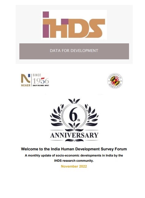 India Human Development Survey Forum, November 2022