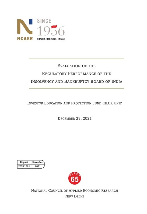 Evaluation of the Regulatory Performance of the Insolvency and Bankruptcy Board of India