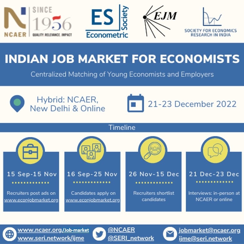 Indian Job Market for Economists