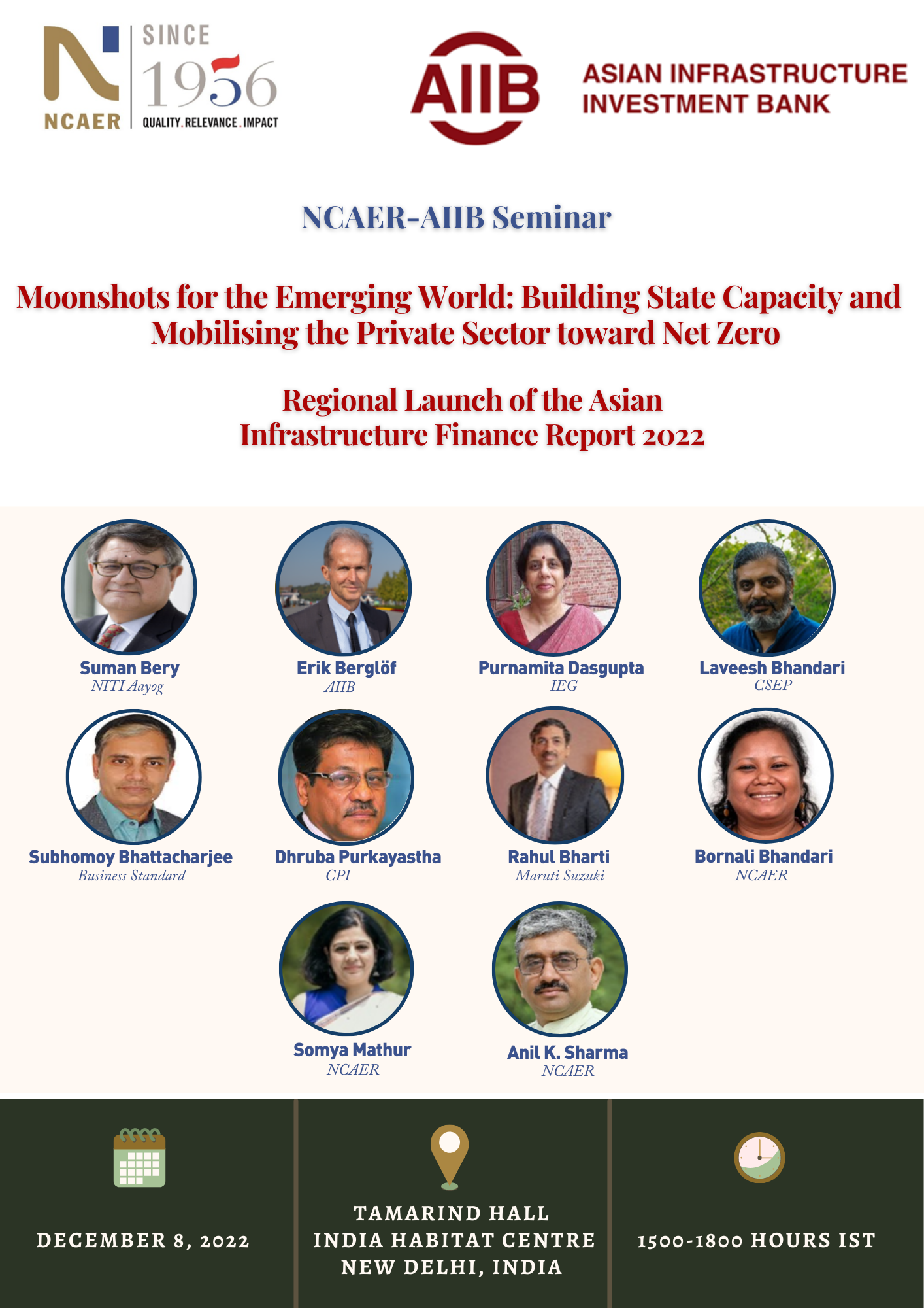 NCAER-AIIB Seminar