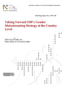 Taking Forward IMF’s Gender Mainstreaming Strategy at the Country Level