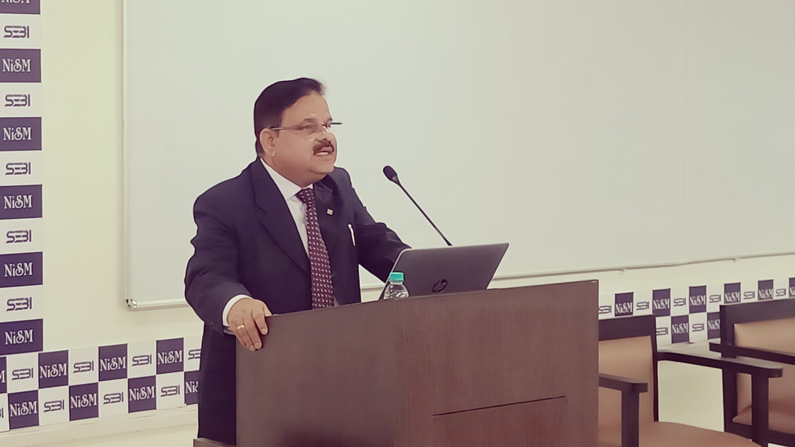 NCAER IEPF Chair Professor Dr C.S. Mohapatra Addresses Students at National Institute of Securities Markets, Mumbai